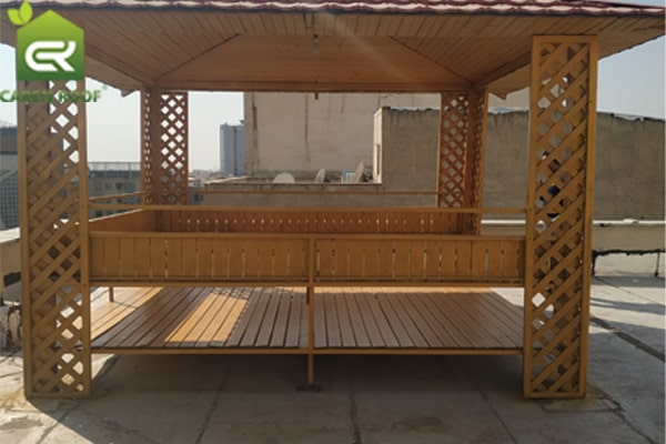 Design of a wooden pavilion and its advantages