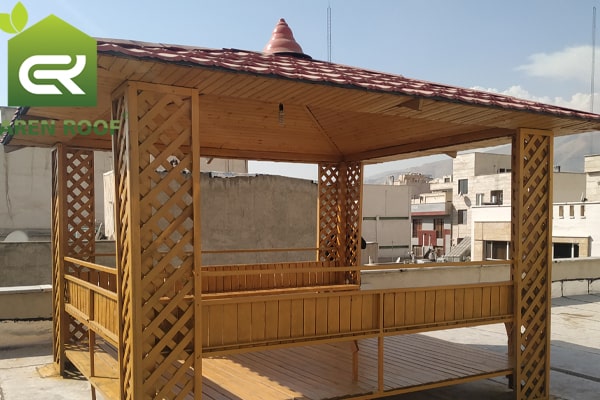Design of a wooden pavilion and its advantages